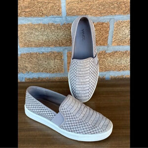 Vince Preston Snake Embossed Slip-On
Sneakers 7.5